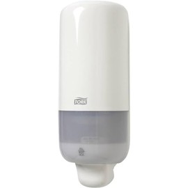 Tork Elevation Design 561500 Wall Mounted Soap Dispenser for Soap and Skin Care Products White S4 "Easy to Use" Certified
