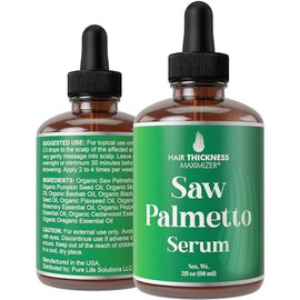 Hair Thickness Maximizer Serum De Palmetto Sierra Para El Crecimiento Y Espesamiento Del Cabello - Con Aceites De Romero, Menta, Semillas De Calabaza.