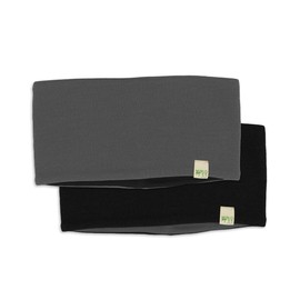 Minus33 Merino Wool Reversible Headband Charcoal Grey, Black One Size
