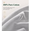 FANSU Round Fitted Sheets 220 x 220, 100% Cotton Flat
