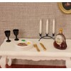 2 Pack Iron Candle Holder with Three Holes, Suitable for