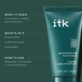 Itk Skincare Crema Hidratacion Profunda Piel Seca Importado