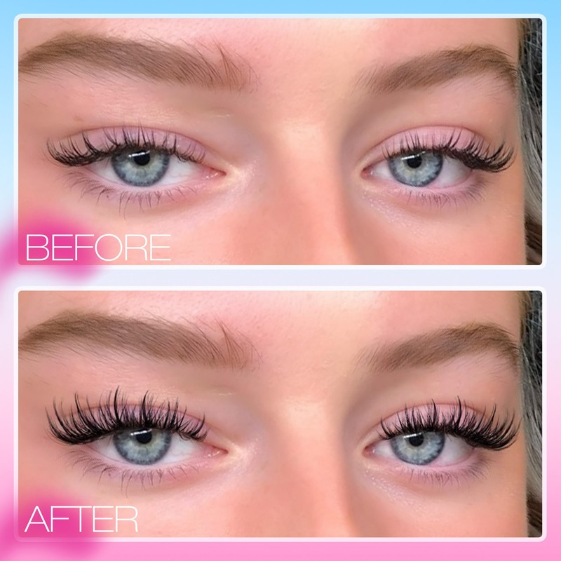 Manga Lash Clusters Kit Natural Lash Extension Kit Wispy Eyelash
