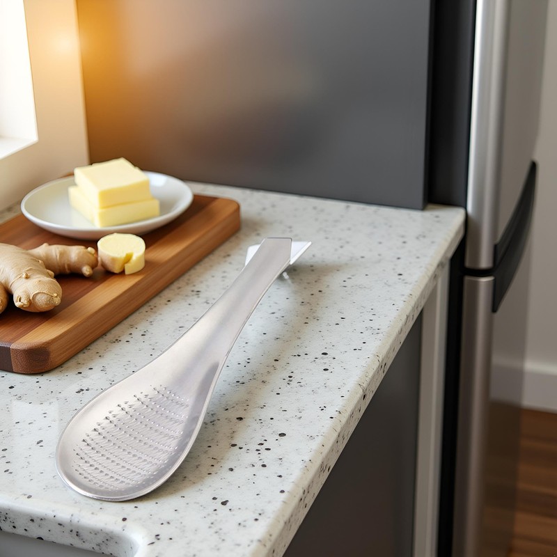 Stainless Steel Kitchen Practical Spoon Shape Fruit Mixer Ginger Grater