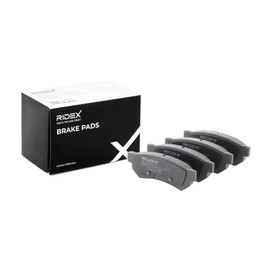 RIDEX Brake Pads Set Brake Blocks Brake Stones Set Rear without Accessories