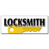 12" Locksmith Decal Sticker Keys Made Service Locked Out Mobile Security