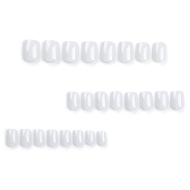 Red Press on Nails Short Square Fake Nails Acrylic Nails Solid Color False Nails Press ons Glossy Glue on Nails Stick on Nails for Women and Girls