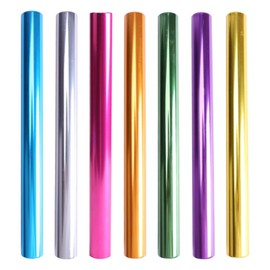 MiOYOOW Aluminum Relay Batons, 7PCS ‌Track Field Batons Hollow Race Baton for Outdoor Sports Practice Athlete Running Training