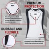 TUOYR Padded Compression Shirt Chest Protector Heart Guard Sternum Protective