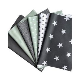 babrause Patchwork Cotton Fabric Bundle 12 x (25 x 35 cm)