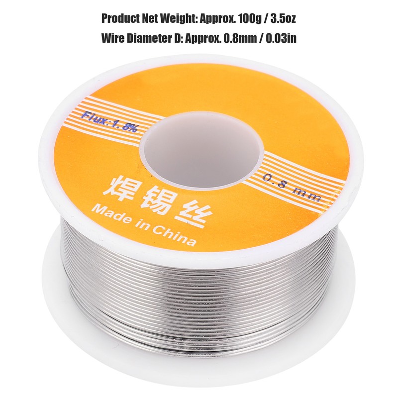 Tin Wire 1.8% Rosin 100g Core Electrical Soldering Weldering Tool