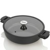 ZAVOR Noir 6 Qt Sauté Pan - Premium Cast Aluminum