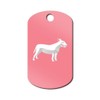 Mister Petlife Bull Terrier Engraved Keychain/GI Tag Bully Pit Bull