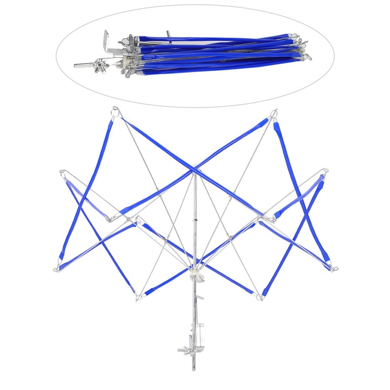Knitting Umbrella Swift Yarn Winder, Fast Fixed Smooth Rotation Metal