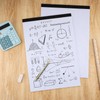 Thboxes Graph Paper 17" X 11.6", 2 Pack 4x4（4 Squares