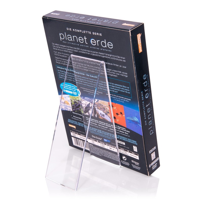 10 Pezzi VITAdisplays espositore Inclinato, Supporto per Libri, Supporto per