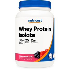 Nutricost Nutricost Whey Protein Isolate (Strawberry Acai, 2 Pounds)