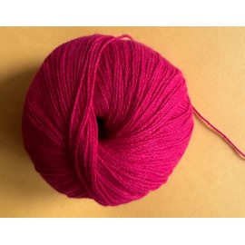 Unbranded Cashmere wool blend yarn Fingering weight,  hot pink,   1.7 oz