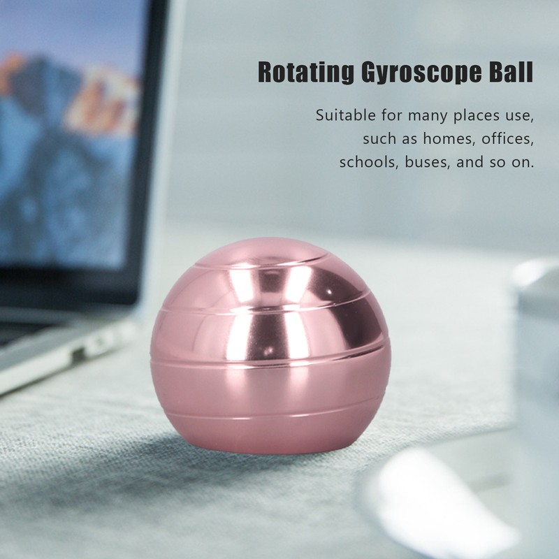 45mm Diameter Gyroscope Ball Alloy Rotating Anxiety Relief Fingertip Decompression