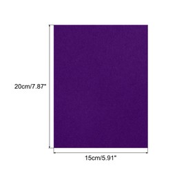 MECCANIXITY Self-Adhesive Velvet Patches Repair Patches Purple for Clothing Repair Crafts Repair Kit Backpack Shoes Decoration Pack of 2
