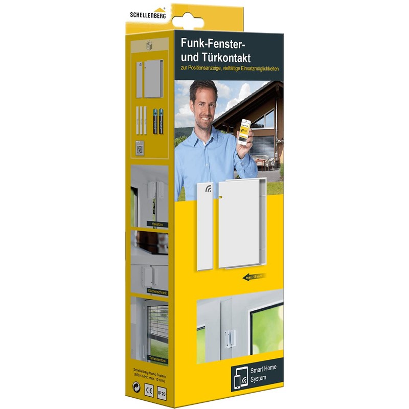 Schellenberg 21012 Window and Door Contact Smart Home
