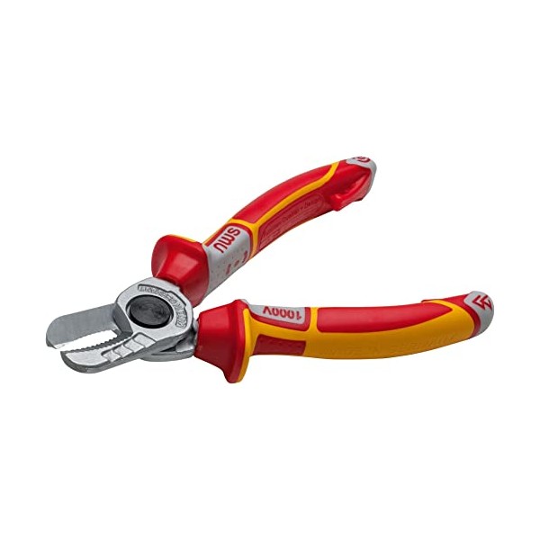 NWS N543061 160mm VDE Cable Cutter, Red