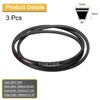 sourcing map 3Pcs SPZ-1850 Drive Wedge Belts V-Belt Industrial Power