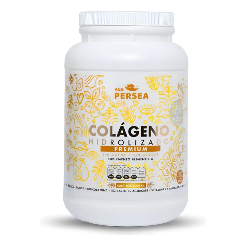 Ag Persea- Colageno Hidrolizado Premium 1.2 Kg-sin Sabor