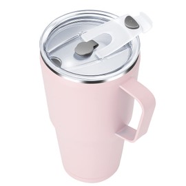 Zenbo Mug Tumbler 30 oz–Stainless Steel Vacuum Insulated Mug with Handle,Lid and Straw,Keeps Drinks Cold up to 24 Hours – Sweat-Proof Body, Dishwasher Safe (30 oz, Navy)