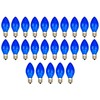 Box of 25 Light Bulbs -C7, Steady Burning - Opaque