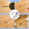 Glarks 150pcs 5mm Shelf Support Pins Spoon Shape Cabinet Furniture