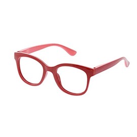 Peepers Grandview - anteojos de lectura redondas para mujer, Rojo, 50 mm