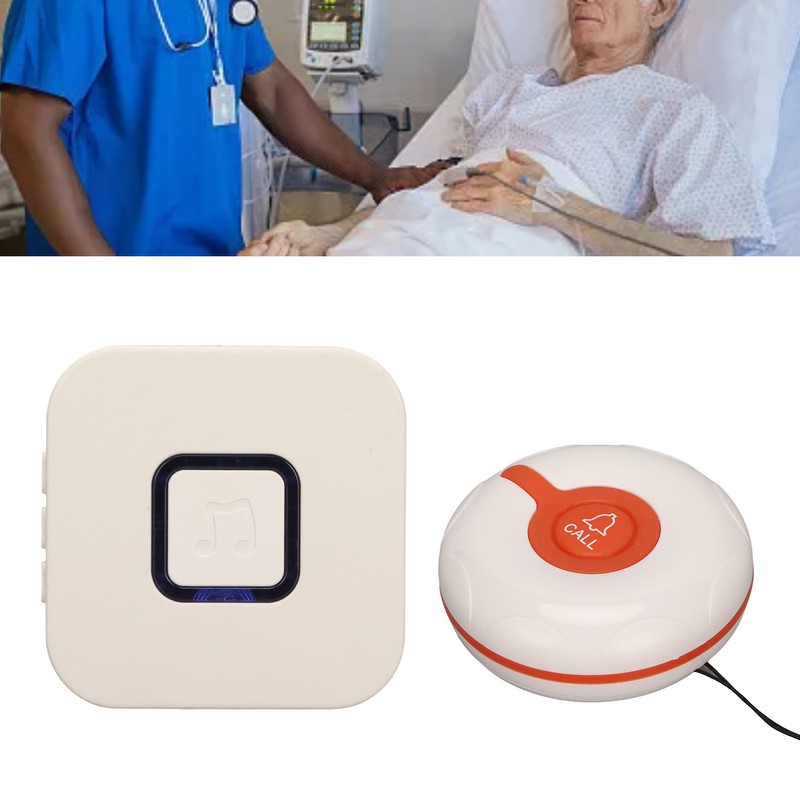 Elderly Monitoring Call Button 4 Gear Volume Adjustment Wireless ABS
