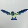 Ganz Crystal Expressions Acrylic Hummingbird Ornament Suncatcher Blue/Yellow Gr