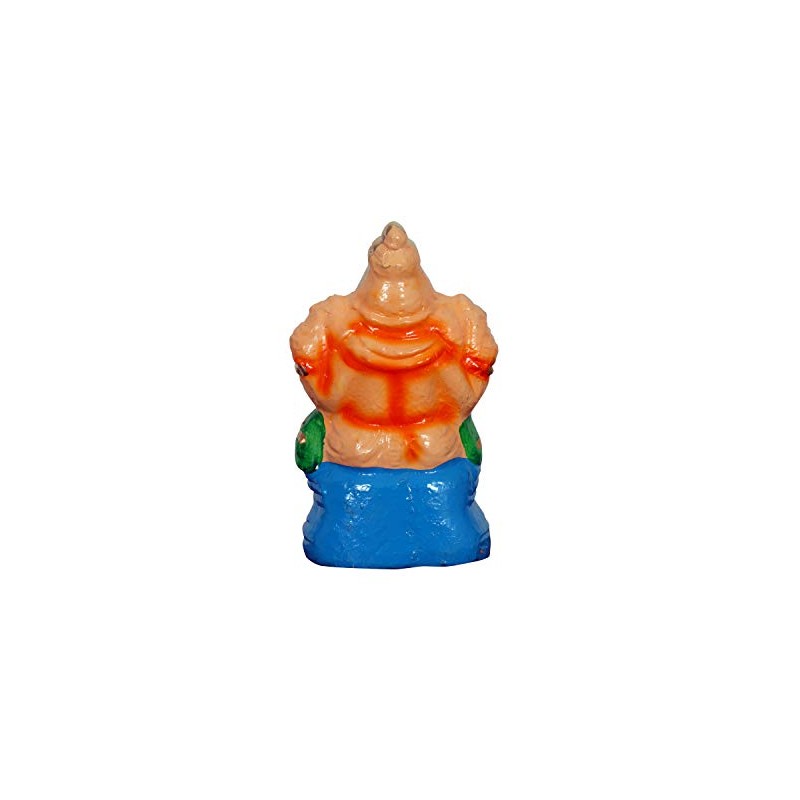 BSD Organics Rangi God Ganesha Ganesh Idol Ganpati Murti Sculpture