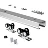 Pocket Door Hardware and Track Set, 48 Inch Sliding Door