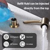 BZOOSIU Kitchen Sink Soap Dispenser, Built in Countertop ABS Pump