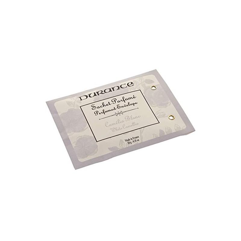 DURANCE - Scented sachets Camelia white cupboard drawers laundry
