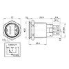 WITTKOWARE 22 mm Stainless Steel Push Button with LED Lighting