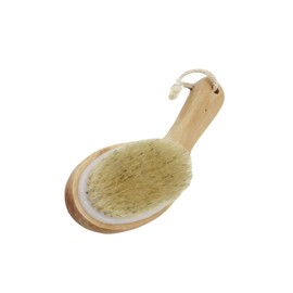 FRCOLOR Wooden Shower Brush Body Exfoliating Back Scrubber Dry Brush Hanging String