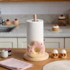 Sizikato Resin Paper Towel Holder, Delicious Donut Statue