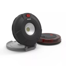 NEBO TWIN PUCKS 160 LUMEN MAGNETIC TASK LIGHT & EMERGENCY BEACON #6391