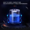 Motorcycle Helmet Tail Warning Light 4 Lighting Modes IPX6 Waterproof
