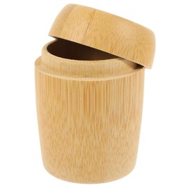 GLEAVI Box Bamboo Toothpick Holder Toothpick Holder Dispenser Automatic Toothpick Dispenser Wood Toothpick Dispenser Toothpick Jar Cotton Swabs Container Storage Wooden Toothpick Travel