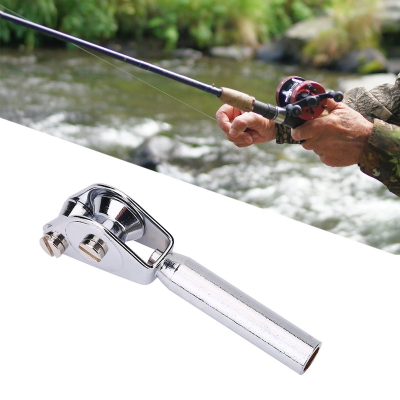 Caña de Pescar Rod Roller Pole Rod Double Roller Guide