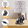 Hamucd Small Bear Table Lamp for Bedroom Nightstand Decor,Animal Nursery