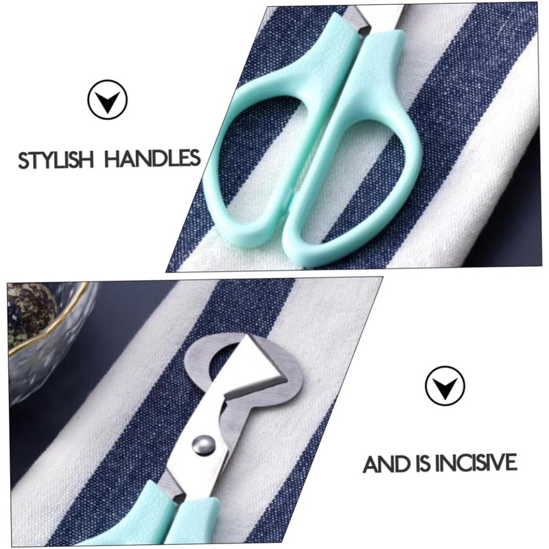 Wakauto 2piezas Tijeras Para Huevos De Codorniz De Acero Inoxidable