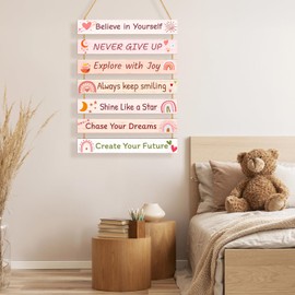 Beinou Girls Room Decor Colorful Inspirational Wall Decor Room Decor for Teen Girls Durable Kids for Nursery Playroom Bedroom, Boho