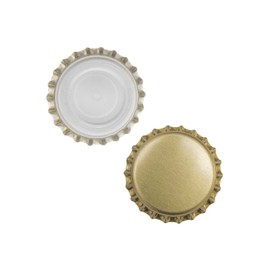 CENI GOMMA - Tappo Corona Con Bidules 200 Tappi Oro