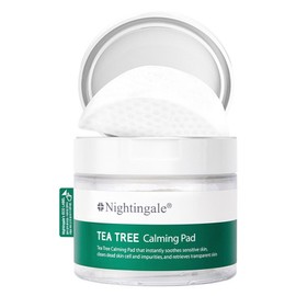 Nightingale Tea Tree Calming Toner Pad, 60 sheets, 1 piece / 나이팅게일 티트리 카밍 토너 패드, 60매입, 1개